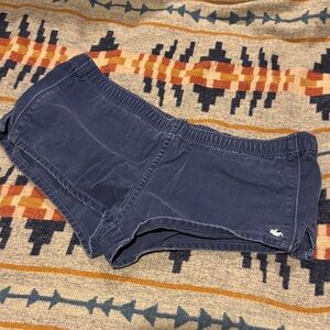 Abercrombie & Fitch Dark Blue Athletic Shorts